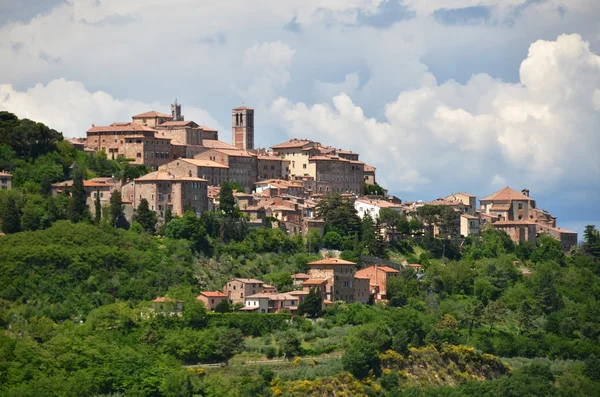 Montepulciano stad, Italien — Stockfoto