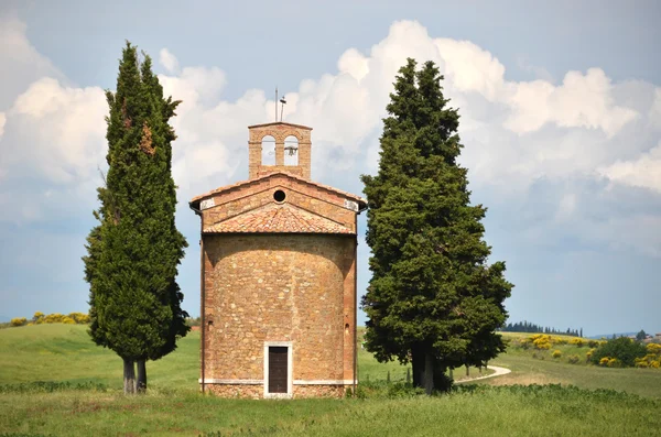 Lilla kapell i Toscana, Italien — Stockfoto