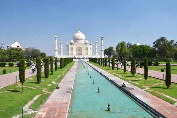 Taj Mahal antigo na Índia — Fotografia de Stock