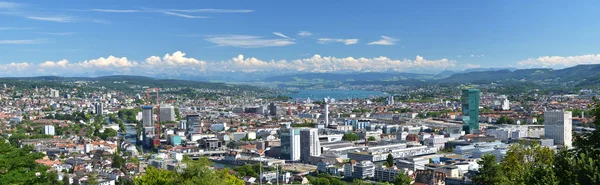 Panoráma, Zürich, Svájc — Stock Fotó