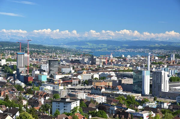 Luftaufnahme von Zürich — Stockfoto