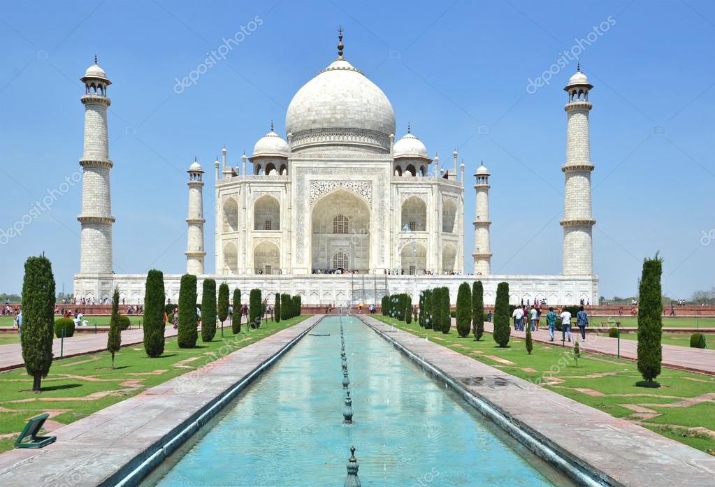 Taj Mahal.in Agra, India Stock Photo by ©happyalex 81396730