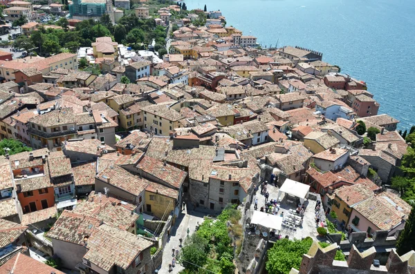 Malcesine -  beautiful town at lake Garda — Stock Photo, Image