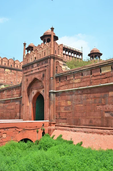 Rotes fort (lal qila) in delhi — Stockfoto