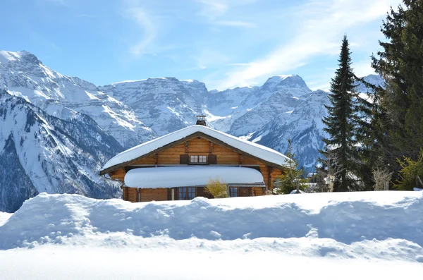 Braunwald, Suiza en invierno —  Fotos de Stock