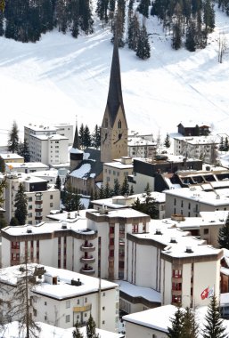 Davos, Kayak resort kış görünümü