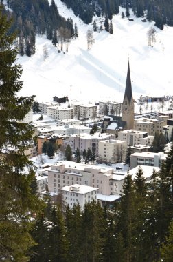 Davos, Kayak resort kış görünümü