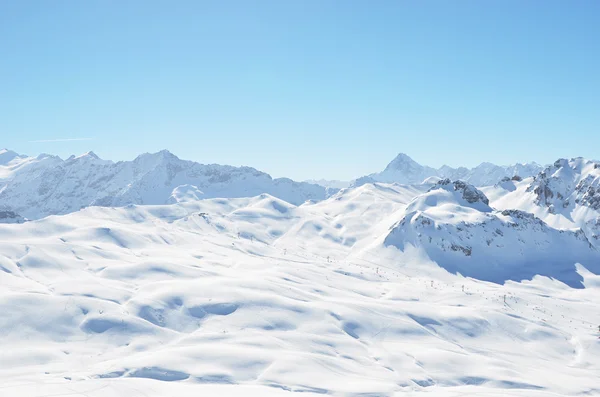 Melchsee-Frutt, Schweiz i vinter — Stockfoto