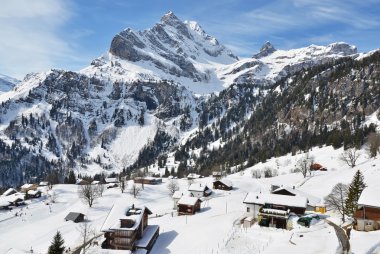 Braunwald, İsviçre de kış