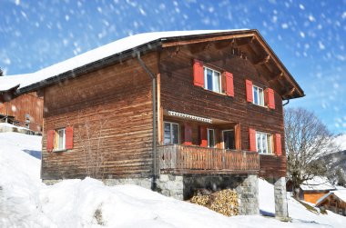 Braunwald, İsviçre de kış