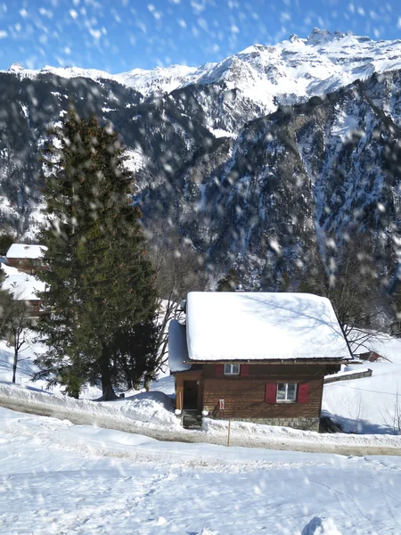 Estância de esqui Braunwald — Fotografia de Stock