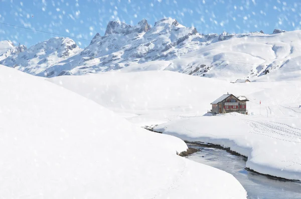 Casa de férias em Melchsee-Frutt — Fotografia de Stock