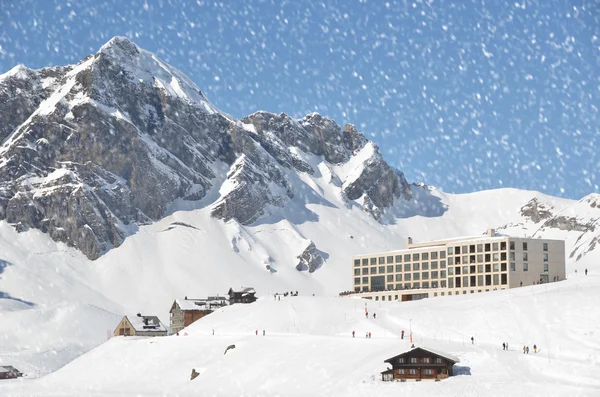 Melchsee-Frutt in Switzerland at winter — Stock Photo, Image