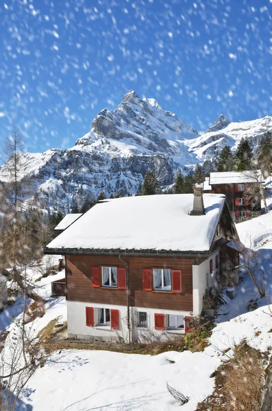 Skigebied Braunwald — Stockfoto