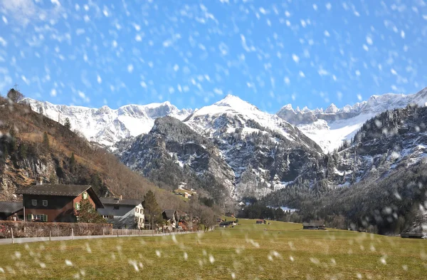 Elm village, Suiza — Foto de Stock