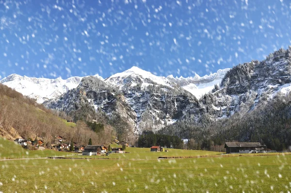 Elm paese, Svizzera — Foto Stock