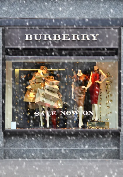 Burberry shop v Curychu Stock Obrázky