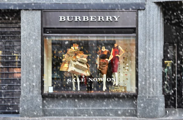 Burberry shop v Curychu Stock Snímky