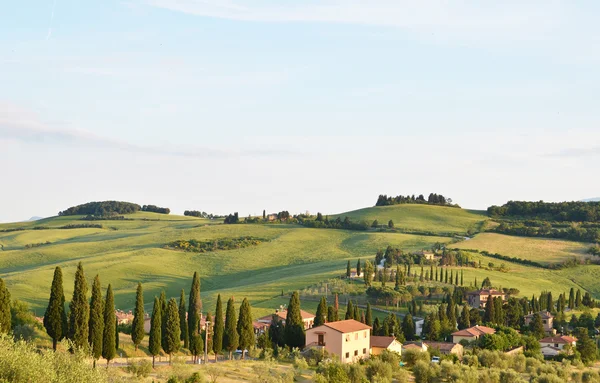 Typisch landschap van Toscane — Stockfoto