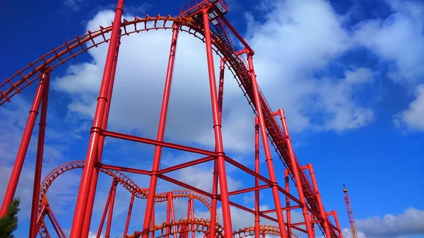 Avrupa'nın en büyük rollercoaster — Stok fotoğraf