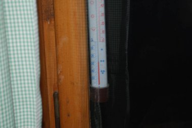 Kışın çok düşük sıcaklık.