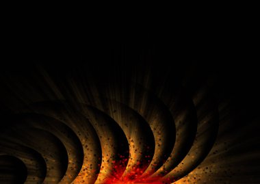 Bir web sitesi için soyut siyah ve altın arkaplan