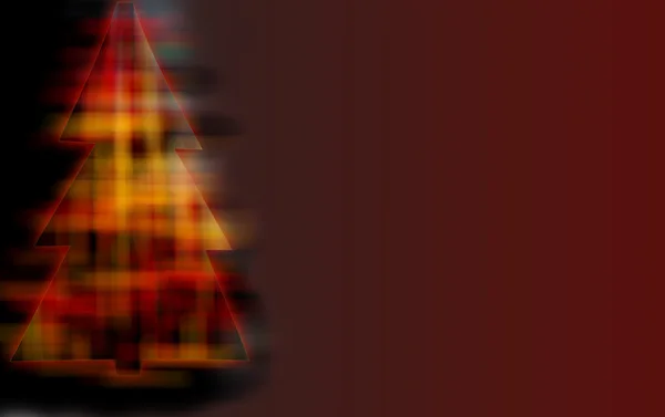 Abstract kerstboom — Stockfoto