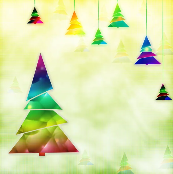 Abstract kerstboom — Stockfoto