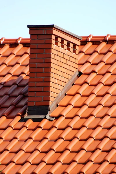 Red tile roof — Stock Photo, Image