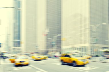 Manhattan'ın sarı taksiler