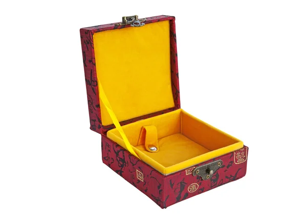 Chinese red open box — Stock Photo, Image