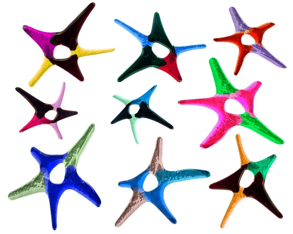 Set de estrellas de color —  Fotos de Stock