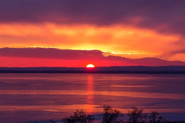 Beautiful sunset light — Stock Photo, Image