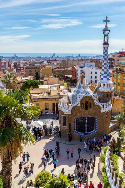 Park Guell w Barcelonie — Zdjęcie stockowe