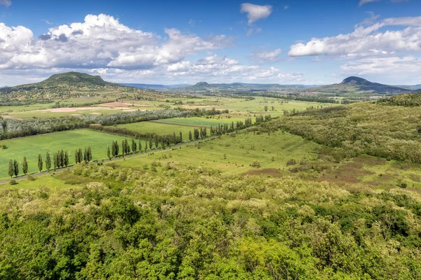 Landschaft an Vulkanen aus Ungarn — Stockfoto