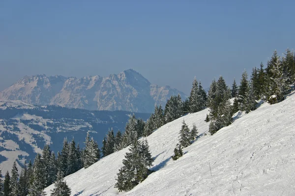 Paysage d'hiver d'Autriche — Photo