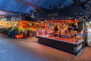 Mercat de Sant Josep de la Boqueria Barcelona, İspanya