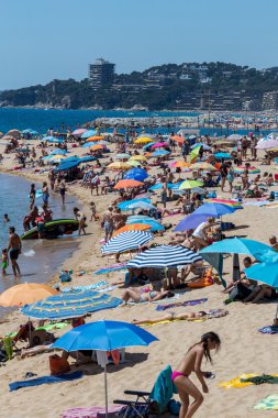Kumsalda İspanya Costa Brava (Sant Antoni de Calonge)