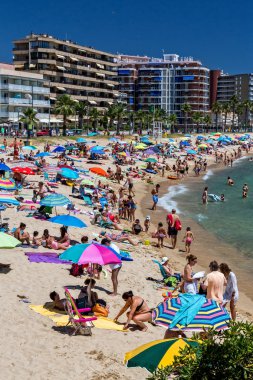 Kumsalda İspanya Costa Brava (Sant Antoni de Calonge)