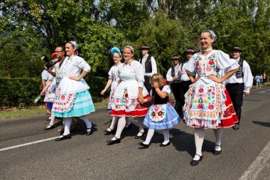 11 Eylül 2016'da geleneksel Macar hasat geçit töreni