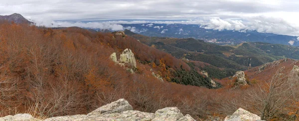 Höstbild Från Spanska Berget Montseny Nära Santa Del Montseny Katalonien — Stockfoto