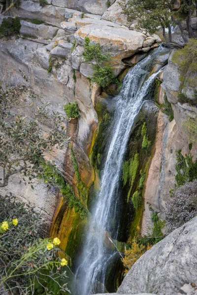 Schöner Großer Wasserfall Spanien Katalonien Nahe Dem Kleinen Dorf Rupit — Stockfoto
