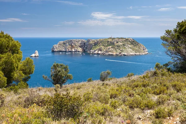 Spanyol Costa Brava Sında Küçük Bir Kasaba Olan Estartit Yakınlarında — Stok fotoğraf