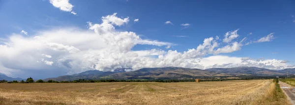 Letni Krajobraz Cerdanya Góra Pirenejów Katalonia Hiszpania — Zdjęcie stockowe