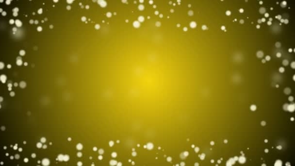 Beau fond de Noël doré avec des bulles 