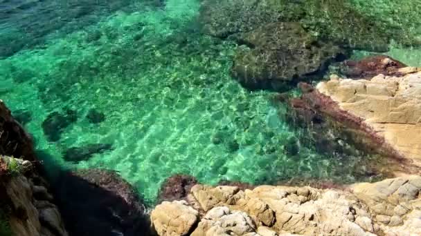 沿海的西班牙 (布拉瓦海岸) — 图库视频影像