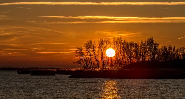 Solnedgång — Stockfoto