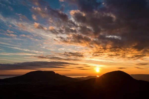 Zonsondergang landschap — Stockfoto