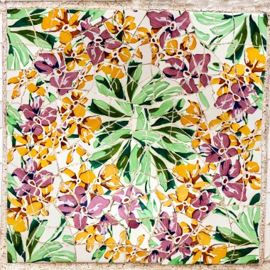 İlginç desenler Mota, Barcelona Park Guell