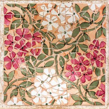 İlginç desenler Mota, Barcelona Park Guell